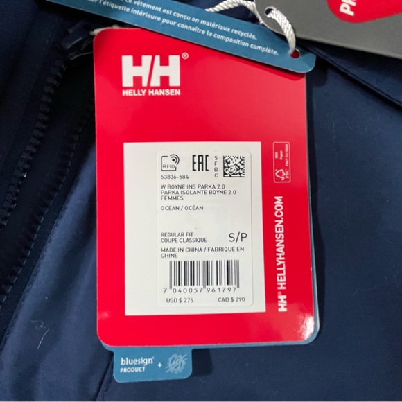 Helly Hansen W BOYNE Insulated Hooded Waterproof Thermal Active Parka Jacket 2.0 - Picture 16 of 16